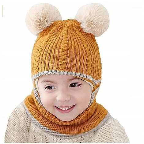 Outillage Bonnet Pour Enfants Automne Et Hiver Double Boule De Laine Bonnet De Laine Une Pièce En Peluche épaissie Pour Garder Au Chaud 2 Ans Bonnet Tricoté Pour Bébé Mâle Et Femelle, Boule De Laine Jaune LangRay 3 Outillage Bonnet Pour Enfants Automne Et Hiver Double Boule De Laine Bonnet De Laine Une Pièce En Peluche épaissie Pour Garder Au Chaud 2 Ans Bonnet Tricoté Pour Bébé Mâle Et Femelle, Boule De Laine Jaune LangRay
