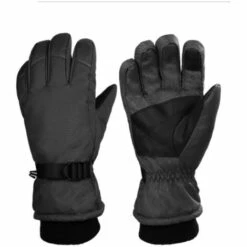 Outillage Gants De Ski, Gants D'hiver Chauds, Gants De Plein Air, Gants Coupe-vent Antidérapants, Gants De Randonnée Pour Le Vélo De Montagne De Course Sportive, Hommes Et Femmes Disponibles Noir (taille XL) LangRay