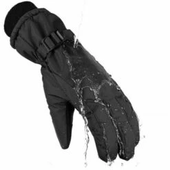 Outillage Gants De Ski, Gants D'hiver Chauds, Gants De Plein Air, Gants Coupe-vent Antidérapants, Gants De Randonnée Pour Le Vélo De Montagne De Course Sportive, Hommes Et Femmes Disponibles Noir (taille XL) LangRay -Protection des voies respiratoires Soldes 64039707 4