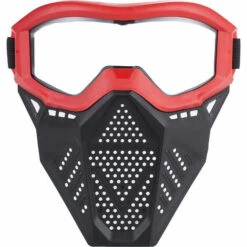 SLI-RES Soft Bullet Mask Enfants Jeu De Tir Équipement De Protection Jouet Soft Bullet Gun Battle Mask (Rouge)，Lilaris
