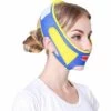 SLI-RES Anti Ronflement Efficace - Sans Apnée Sommeil Masques, Jugulaire Anti Ronflement, Stop Ronflement Solution Mentonnière, Arrêter De Ronfler Pour Hommes Femmes, Dispositifs Anti Ronflement (Bleu Jaune)，Lilaris