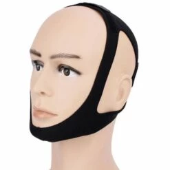 SLI-RES Anti Ronflement Efficace - Dispositifs Anti Ronflement, Sommeil Réduction Ronflement Mentonnière, Jugulaire Anti Ronflement, Arrêter De Ronfler Pour Hommes Femmes (Noir)，Lilaris