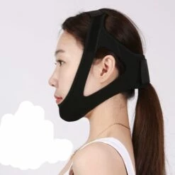 SLI-RES Anti Ronflement Efficace - Dispositifs Anti Ronflement, Sommeil Réduction Ronflement Mentonnière, Jugulaire Anti Ronflement, Arrêter De Ronfler Pour Hommes Femmes (Noir)，Lilaris -Protection des voies respiratoires Soldes 64086404 4