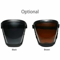 LIFCAUSAL Écran Facial De Soudage 120 ℃ Résistant Aux Hautes Températures Respirant Polyvalent Housse De Protection Du Visage Filtre Anti PM2.5 Intégré (marron) -Protection des voies respiratoires Soldes 64124957 2