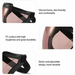 LIFCAUSAL Écran Facial De Soudage 120 ℃ Résistant Aux Hautes Températures Respirant Polyvalent Housse De Protection Du Visage Filtre Anti PM2.5 Intégré (marron) -Protection des voies respiratoires Soldes 64124957 4