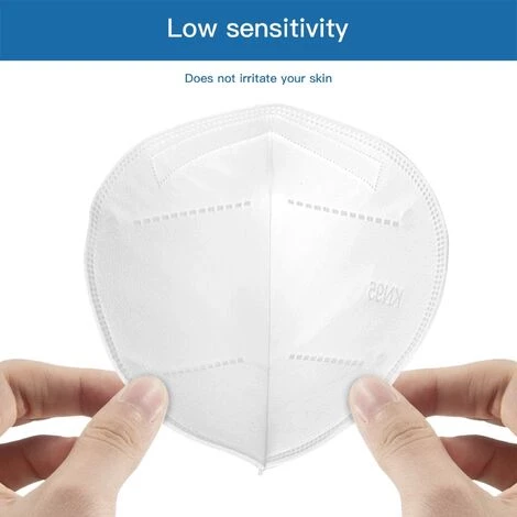 ARC-EN-CIéL 100 Pièces Masque KN95,Masque De Protection,Masque De Protection Respiratoire à 5 Couches,-Arcenciél 5 ARC-EN-CIéL 100 Pièces Masque KN95,Masque De Protection,Masque De Protection Respiratoire à 5 Couches,-Arcenciél – Image 3