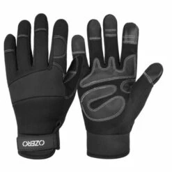 CARILLONSàVENT Carivent Gants De Jardin Gants D'équitation De Sport Gants D'extérieur Gants à écran Tactile Gants De Travail Gants Antidérapants Résistants à L'usure, Noir XL