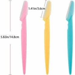 HAZEL Rasoirs à Sourcils épilateur Pour Le Visage Rasoir Tondeuse Shaper, Outil De Dermaplaning Exfoliant Pour Femmes Et Hommes 6 Pièces 8 HAZEL Rasoirs à Sourcils épilateur Pour Le Visage Rasoir Tondeuse Shaper, Outil De Dermaplaning Exfoliant Pour Femmes Et Hommes 6 Pièces -Protection des voies respiratoires Soldes 64197326 2