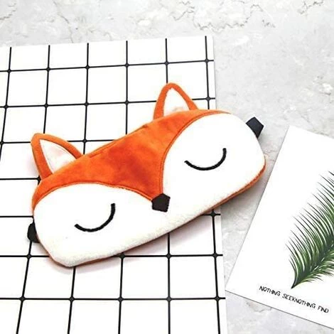 CADEAUX Animal Sommeil Masque Pour Les Yeux Mignon Drôle 3D Doux Moelleux Dessin Animé Masque Yeux Pour Dormir Voyage Respirant Masque Yeux Enfants Adultes Femmes Fox Orange 6 CADEAUX Animal Sommeil Masque Pour Les Yeux Mignon Drôle 3D Doux Moelleux Dessin Animé Masque Yeux Pour Dormir Voyage Respirant Masque Yeux Enfants Adultes Femmes Fox Orange – Image 4