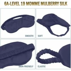 BF Masque De Sommeil Masque Pour Les Yeux En Soie Pure Soie De Mûrier Ombrage Masque Anti-allergique Pour Les Yeux Avec élasticité 9 BF Masque De Sommeil Masque Pour Les Yeux En Soie Pure Soie De Mûrier Ombrage Masque Anti-allergique Pour Les Yeux Avec élasticité -Protection des voies respiratoires Soldes 64356661 3