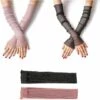PREMIER 2 Paire Protection UV Manchettes Protection Solaire Manchons De Refroidissement De Bras Manches De Bras,Femmes Pour Le Cyclisme, Golf, Tennis Driving Randonnée Et Activités En Extérieur -Protection des voies respiratoires Soldes 64449090 1