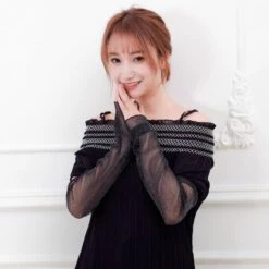 PREMIER 2 Paire Protection UV Manchettes Protection Solaire Manchons De Refroidissement De Bras Manches De Bras,Femmes Pour Le Cyclisme, Golf, Tennis Driving Randonnée Et Activités En Extérieur -Protection des voies respiratoires Soldes 64449090 5