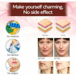 PERLE RARE Masque Facial Amincissant - Réutilisable, Pour éliminer Le Double Menton -Protection des voies respiratoires Soldes 64468037 5