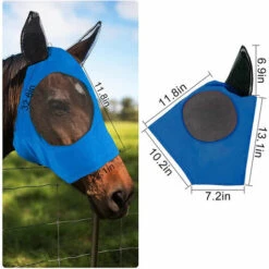 HABIENTôT Masque Anti-moustiques En Maille Fine Avec Oreilles Pour Cheval，Oi-FRIS -Protection des voies respiratoires Soldes 64562249 5