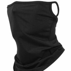 Masque D'équitation Anti-gouttelettes Sports Transfrontaliers Coupe-vent Impression Bandeau Anti-poussière Crème Solaire Oreille Couverture Triangle écharpe (noir Taille Unique Lot De Deux),HANBING -Protection des voies respiratoires Soldes 64617271 3