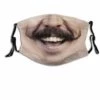 CADEAUX Couverture De Masque De Visage De Barbe De Moustache Masque Réutilisable Lavable Personnalisé Imprimé (A) 2 CADEAUX Couverture De Masque De Visage De Barbe De Moustache Masque Réutilisable Lavable Personnalisé Imprimé (A) -Protection des voies respiratoires Soldes 64705631 1