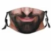 CADEAUX Couverture De Masque De Visage De Barbe De Moustache Masque Réutilisable Lavable Personnalisé Imprimé (B) -Protection des voies respiratoires Soldes 64705820 1