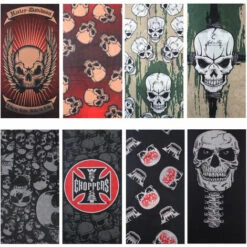 ELLE Masque De Tête De Mort Masque De Tête De Mort Équitation Moto Demi-visage Masque De Tête De Mort Chapeau De Sports De Plein Air Halloween (Fantôme) -Protection des voies respiratoires Soldes 64915745 4