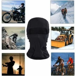 2 Pièces De Masque Facial Cagoule Cyclisme En Plein Air Escalade Pêche Tactique Moto Respirant Mince (blanc + Rose) 56Vingt -Protection des voies respiratoires Soldes 64938823 4