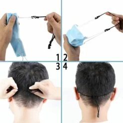 MONLY 4Pcs Extensions De Sangle, Crochet D'extension Réglable, Crochet D'extension D'oreille,Boucle D'extension D'oreille Pour Enfants Et Adultes 10 MONLY 4Pcs Extensions De Sangle, Crochet D'extension Réglable, Crochet D'extension D'oreille,Boucle D'extension D'oreille Pour Enfants Et Adultes -Protection des voies respiratoires Soldes 65002595 4