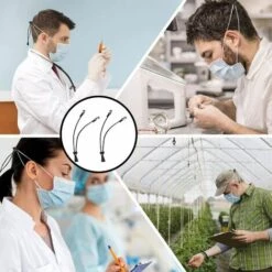 MONLY 4Pcs Extensions De Sangle, Crochet D'extension Réglable, Crochet D'extension D'oreille,Boucle D'extension D'oreille Pour Enfants Et Adultes 11 MONLY 4Pcs Extensions De Sangle, Crochet D'extension Réglable, Crochet D'extension D'oreille,Boucle D'extension D'oreille Pour Enfants Et Adultes -Protection des voies respiratoires Soldes 65002595 5