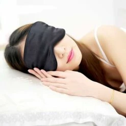 EINEMGELD Masque De Nuit, Anti-Lumière Ultra-Douce & Confortable Soie Naturelle