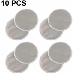 DONTODENT 10 Coussinets D'allaitement Lavables En Fibre De Bambou Réutilisables Pour L'allaitement