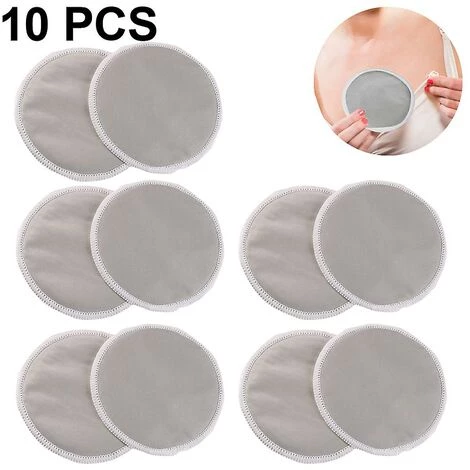 DONTODENT 10 Coussinets D'allaitement Lavables En Fibre De Bambou Réutilisables Pour L'allaitement 4 DONTODENT 10 Coussinets D'allaitement Lavables En Fibre De Bambou Réutilisables Pour L'allaitement – Image 2