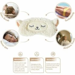 BF Masque De Sommeil Confortable Pour Les Yeux Fabriqué En 100 % Soie Naturelle Et Peluche Super Douce Réglable Sommeil Voyage Mignon Dessin Animé Femme Enfants (Bélier) 7 BF Masque De Sommeil Confortable Pour Les Yeux Fabriqué En 100 % Soie Naturelle Et Peluche Super Douce Réglable Sommeil Voyage Mignon Dessin Animé Femme Enfants (Bélier) -Protection des voies respiratoires Soldes 65270253 2