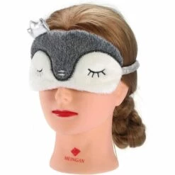 BF Dessin Animé Pingouin Smiley Ombrage Masque Pour Les Yeux Mignon Animal Masque Pour Les Yeux Sieste Ombre à Paupières Masque Fille Dames Adulte -Protection des voies respiratoires Soldes 65270849 3