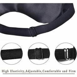 BF Masque De Sommeil Pour Chat Masque De Nuit Masque Pour Les Yeux En Soie Naturelle Masque De Voyage Pour Dormir Avec Sangles Réglables Pour Hommes Et Femmes, Gris -Protection des voies respiratoires Soldes 65270881 3