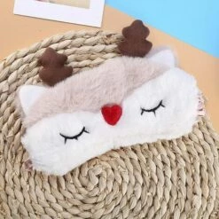 BF Renne De Dessin Animé Mignon Blackout Bandeau Animal Mignon Bandeau Dormir -Protection des voies respiratoires Soldes 65272983 3