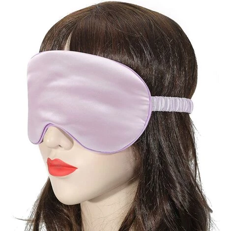 BF Masque Pour Les Yeux En Satin De Soie Avec Sangle élastique Pour Voyage, Dortoir 3 BF Masque Pour Les Yeux En Satin De Soie Avec Sangle élastique Pour Voyage, Dortoir