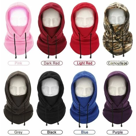L'FLANEUR Masque De Protection Hiver Polaire Visage Couverture Femmes Hommes Coupe-vent Ski Cagoule Chaud Neige Capuche Pour Moto Ski Pêche Sur Glace Camping, Violet ANEUR 7 L'FLANEUR Masque De Protection Hiver Polaire Visage Couverture Femmes Hommes Coupe-vent Ski Cagoule Chaud Neige Capuche Pour Moto Ski Pêche Sur Glace Camping, Violet ANEUR – Image 5