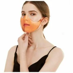 L'FLANEUR Visière De Nez à La Bouche Visière De Visage Transparent Visite Du Visage Visite Compacte Orange ANEUR -Protection des voies respiratoires Soldes 65355193 3