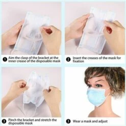 Lot De 5 Support 3D Pour Masque Protégez La Bouche Support Respirant Matériau LDPE Doux Au Toucher Convient Aux Masques S'arêern -Protection des voies respiratoires Soldes 65359493 3