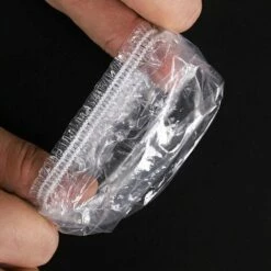 100 Pièces Protecteurs D'oreille Jetables Claire Couvre-Oreille Imperméables Pour Teinture Capillaire, Douche, Baignade Masque De Protection S'arêern -Protection des voies respiratoires Soldes 65360664 3