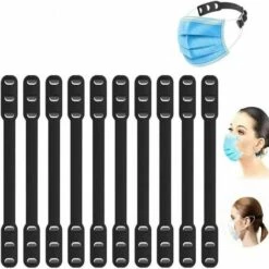 Extensions De Sangle De Masque, Crochet Pour Masque Réglable Extension De Masque Sangle De Masque Pour Prévention Des Maux Oreilles Et Visage S'arêern