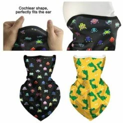 L'FLANEUR Foulard Multifonction Pour Enfant, écharpe De Protection Du Visage En Peluche, Foulard Multifonction, Bandana, Tour D'oreille, Foulard Chaud, Foulards Fonctionnels,monstre. ANEUR -Protection des voies respiratoires Soldes 65362319 3