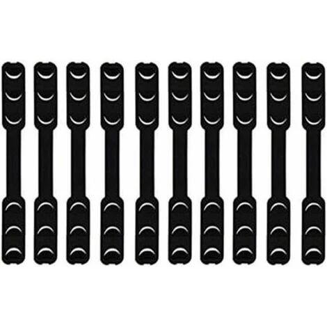 Lot De 10 Extensions De Sangle De Masque, Anti-serrage, Supports De Masque Pour Soulager La Douleur Des Oreilles Et Réduire La Pression, Attaches De Protection De Type Crochets Noir Masque De Protection S'arêern 3 Lot De 10 Extensions De Sangle De Masque, Anti-serrage, Supports De Masque Pour Soulager La Douleur Des Oreilles Et Réduire La Pression, Attaches De Protection De Type Crochets Noir Masque De Protection S'arêern