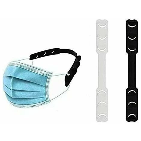 Lot De 10 Extensions De Sangle De Masque, Anti-serrage, Supports De Masque Pour Soulager La Douleur Des Oreilles Et Réduire La Pression, Attaches De Protection De Type Crochets Noir Masque De Protection S'arêern 6 Lot De 10 Extensions De Sangle De Masque, Anti-serrage, Supports De Masque Pour Soulager La Douleur Des Oreilles Et Réduire La Pression, Attaches De Protection De Type Crochets Noir Masque De Protection S'arêern – Image 4