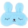 OSQI Masques De Sommeil Mignon Lapin Animaux Drôle Masque De Sommeil En Peluche Pour Dormir Voyage Avec Bande élastique Masque Pour Les Yeux Couverture Pour Enfant Femmes Filles Bleu -Protection des voies respiratoires Soldes 65506162 1