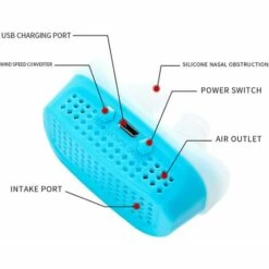LIFCAUSAL CPAP Portable 3 étages électrique à Vitesse Variable Anti-ronflement Purification Du Nez Bouchon Nasal Respirateur Pince-nez Anti-ronflement Ventilation De L'air Dispositif Anti-ronflement UE -Protection des voies respiratoires Soldes 65639022 4