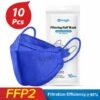 100PCS Deckon Adult Mask Protective Mask 4-Layer Protective Mask Double Melting Dust-Proof Pollution 3D Mask -Protection des voies respiratoires Soldes 65640425 1