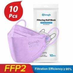 100PCS Deckon Adult Mask Protective Mask 4-Layer Protective Mask Double Melting Dust-Proof Pollution 3D Mask