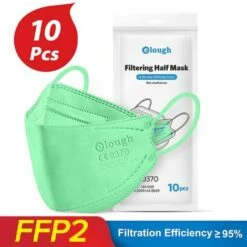 100PCS Deckon Adult Mask Protective Mask 4-Layer Protective Mask Double Melting Dust-Proof Pollution 3D Mask