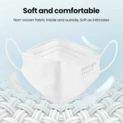 100PCS Deckon Adult Mask Protective Mask 4-Layer Protective Mask Double Melting Dust-Proof Pollution 3D Mask -Protection des voies respiratoires Soldes 65640502 5