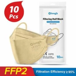 100PCS Deckon Adult Mask Protective Mask 4-Layer Protective Mask Double Melting Dust-Proof Pollution 3D Mask