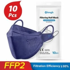 100PCS Deckon Adult Mask Protective Mask 4-Layer Protective Mask Double Melting Dust-Proof Pollution 3D Mask
