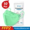 100PCS Deckon Adult Mask Protective Mask 4-Layer Protective Mask Double Melting Dust-Proof Pollution 3D Mask